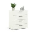 thumbnail image 5 of Loft 4 Drawer Chest, White Woodgrain, 5 of 14