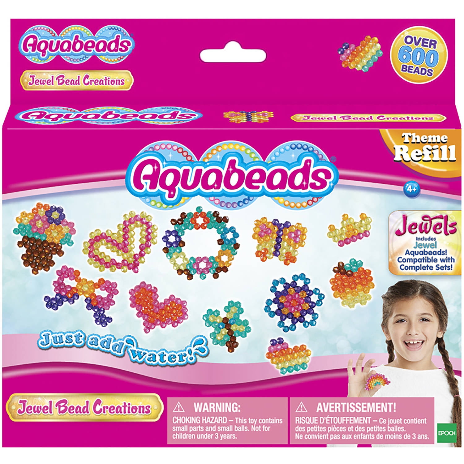 AquaBeads Jewel Assorted Bead Refill Pack 
