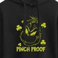 thumbnail image 3 of The Grinch - Pinch Proof - Juniors Cropped Pullover Hoodie, 3 of 5