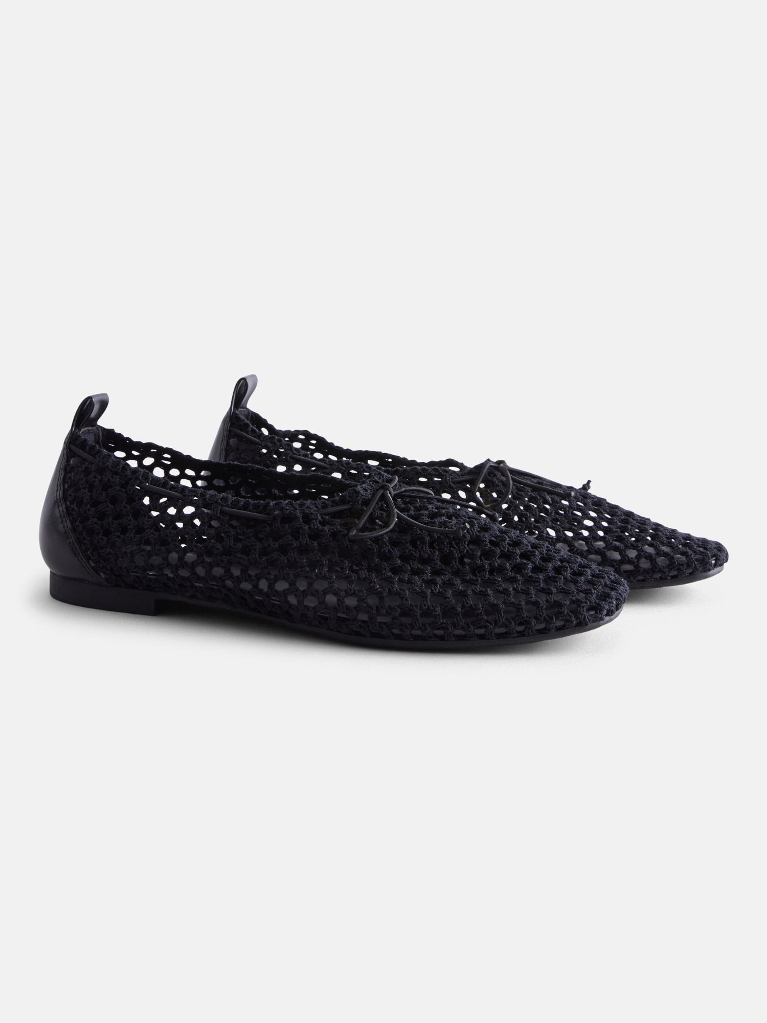 Scenario Women's Knit Bow Ballet Flats