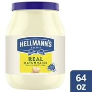 Hellmann's Mayonnaise Real Mayo Gluten-Free Sandwich Spread, Rich in Omega-3 ALA 64 oz