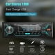 thumbnail image 2 of Car Radio 1 Din Stereo Multimedia MP3 Player Digital Bluetooth FM AUX Input USB Bluetooth Universal, 2 of 5