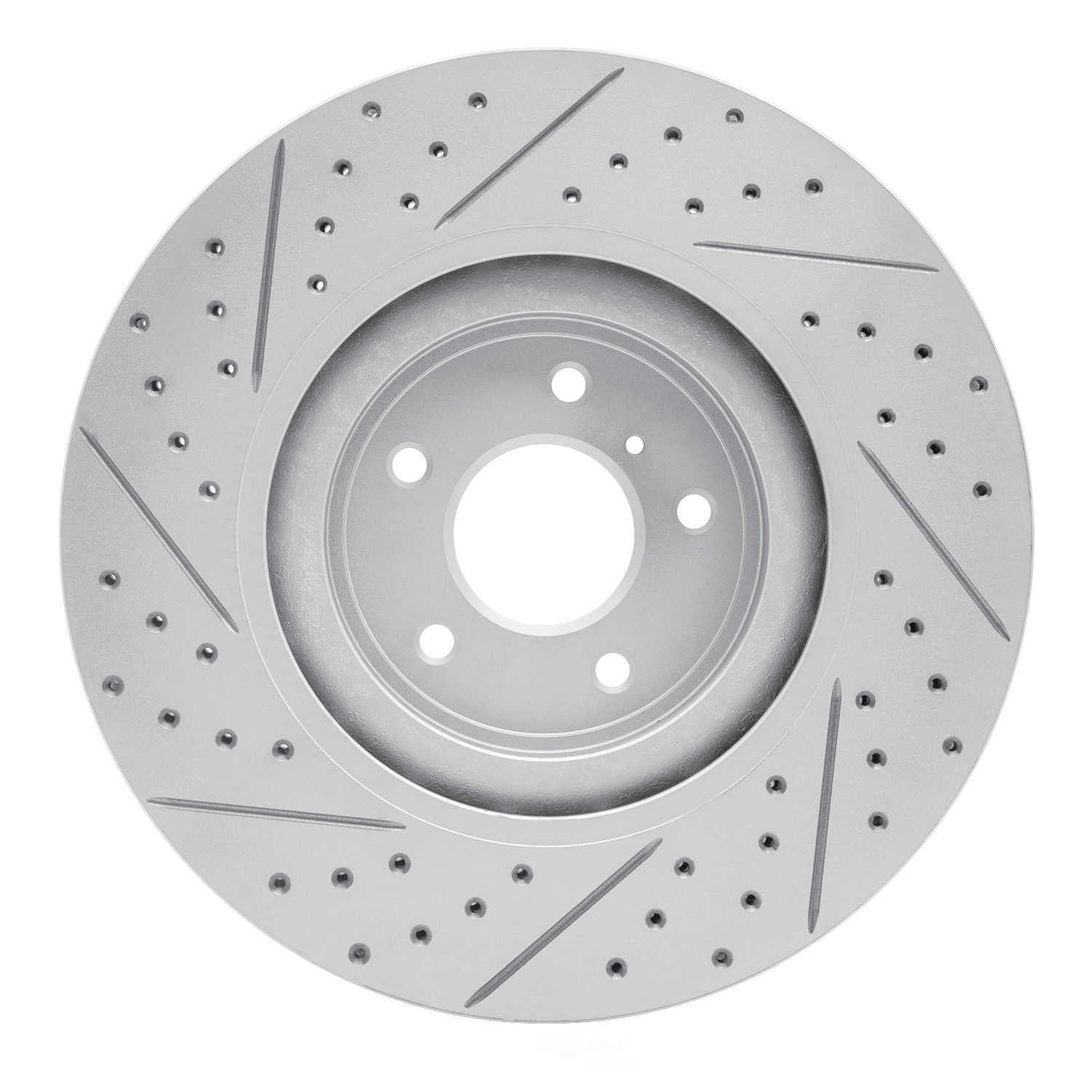 Dynamic Friction Company 830-68012R DFC Geoperformance Rotor - Drilled and Slotted