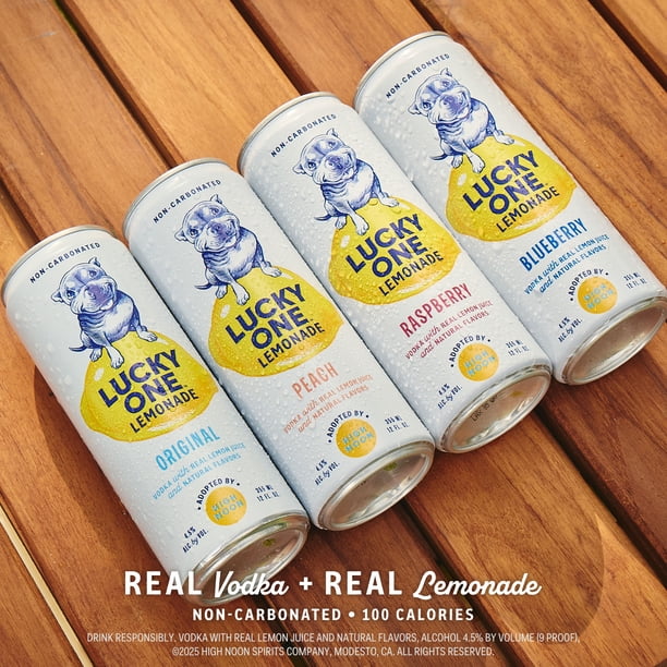 Lucky One Vodka Lemonade Variety Pack, 8 Pack, 12 fl oz Single