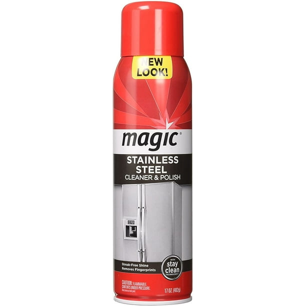 Weiman Magic Stainless Steel Cleaner Aerosol, 17 Ounce 2 Pack
