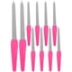 thumbnail image 1 of FELTECHELECTR 10 limas de uñas de metal de acero inoxidable, portátiles, para uñas naturales., 1 of 6