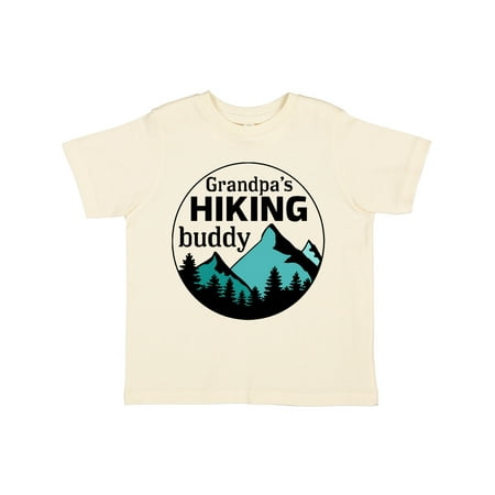 

Inktastic Grandpa s Hiking Buddy with Mountains and Trees Gift Toddler Boy or Toddler Girl T-Shirt