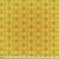thumbnail image 2 of Ambesonne Abstract Fabric by the Yard Upholstery, Honeycomb Pattern Image, 1 Yard, Marigold and Pale Orange, 2 of 5