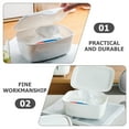 thumbnail image 5 of Paper Towel Storage Organizer Wipes Dispenser Container with Lid, 5 of 6
