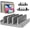 Space Gray, variant on Vertical Laptop Stand Holder 5 Slots, Aluminum Space-Saving Laptop Holder, Adjustable Size Dock Tabletop Desk Organizer 3 Slot + 2 for Apple MacBook/Surface/PC/Tablet/iPad/iPhone