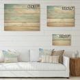 thumbnail image 4 of Designart "Simplicity Beach Landscape V" Nautical & Beach Print on Natural Pine Wood, 4 of 5
