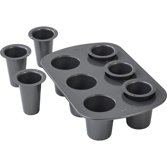 Molde Wilton para vasos de galleta, 6 cavidades, acero antiadherente