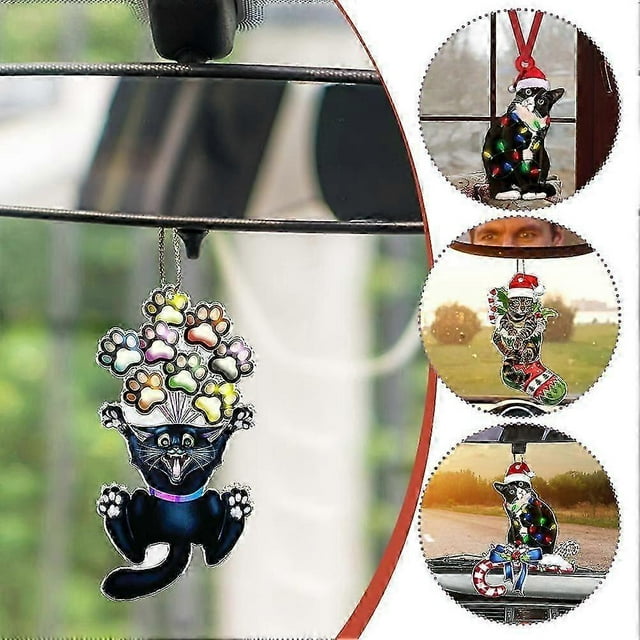 Christmas Decoration Car Rearview Mirror Hanging Pendant For House Warming