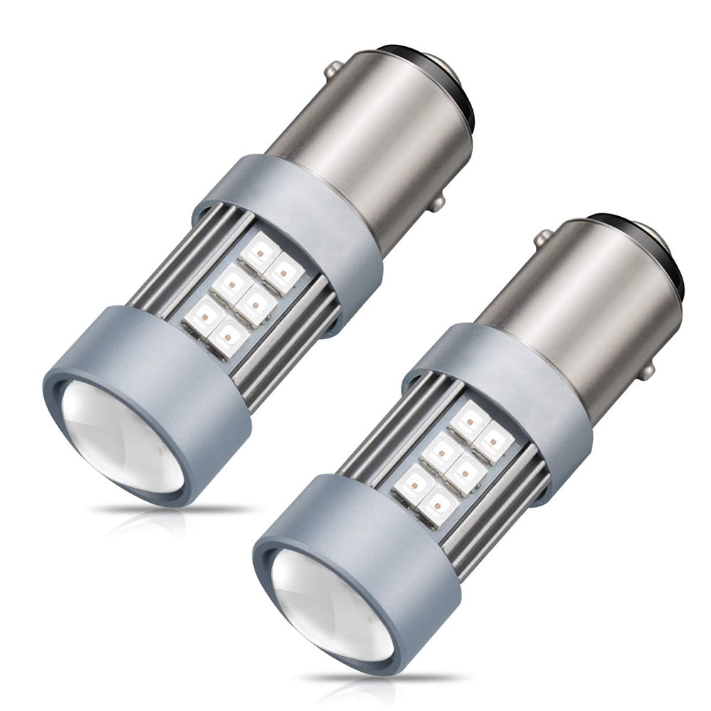 Peroptimist 1157 LED Bulb Red 2057 2357 7528 BAY15D Super Bright
