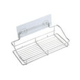 thumbnail image 1 of 1 Pice Serviteurs De Douche Panier Tagre Organisateur De Salle De Bain Cuisine Spice Rack Acier Inoxydable - Sans Perage, 1 of 5