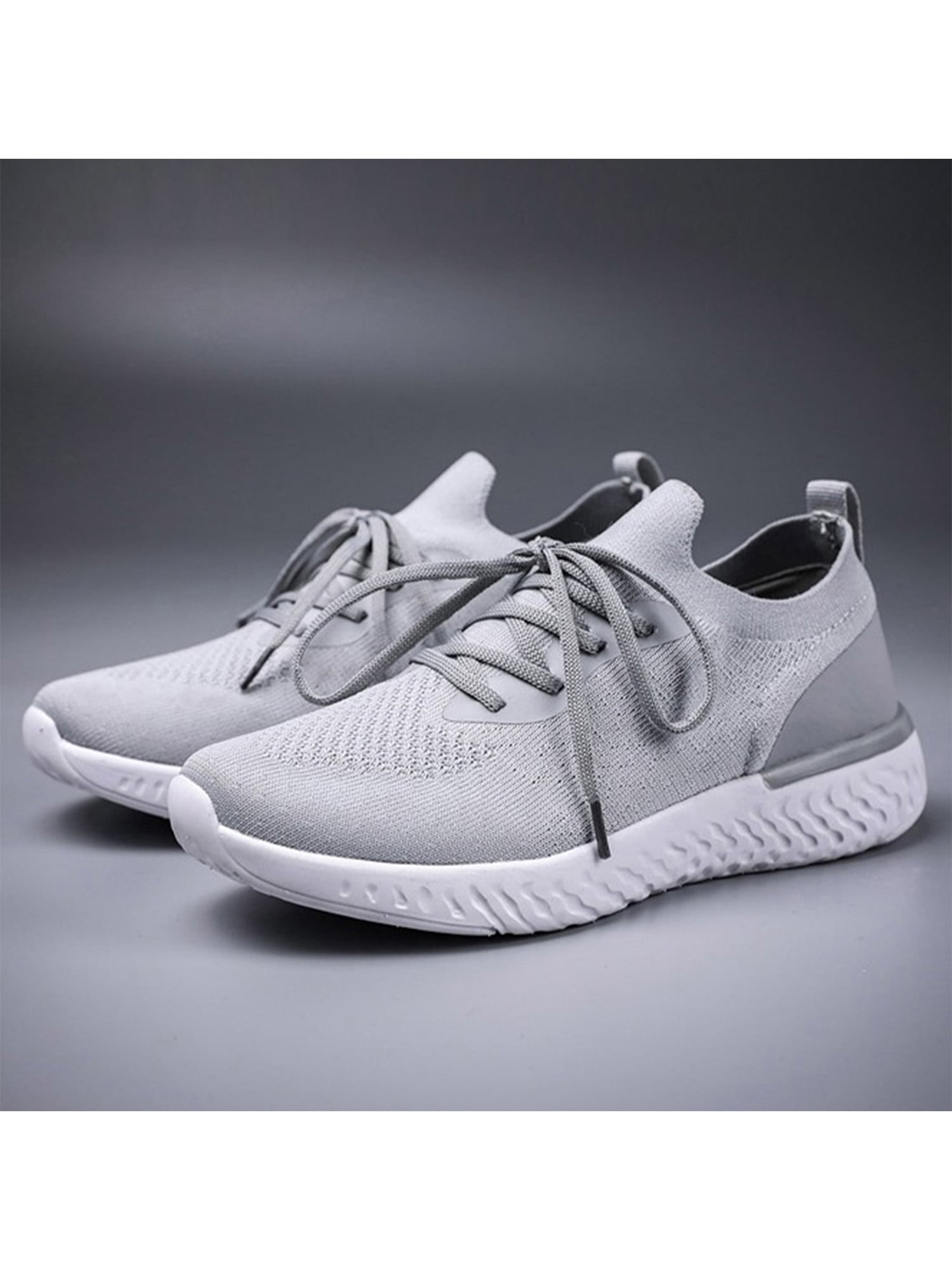 Men's Slip On Sports Running Shoes Outdoor Athletic Jogging Tennis Sneakers Gym 