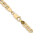 thumbnail image 3 of 14K Yellow Gold Anchor Chain Styles Necklace 24 inch 4.75 mm Semi-Solid with Lobster Clasp, 3 of 4