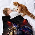 thumbnail image 2 of Transformers Revenge of the Fallen Throw Blanket for Kids and Adults Soft and Cozy Blankets Gifts 50x60 Inch, 2 of 7