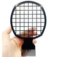 thumbnail image 2 of 2 peines giratorios, cepillo de esponja para el cabello, peine giratorio mejorado, mejor que la esponja para el cabello para hombres y mujeres rizos(negro), 2 of 5