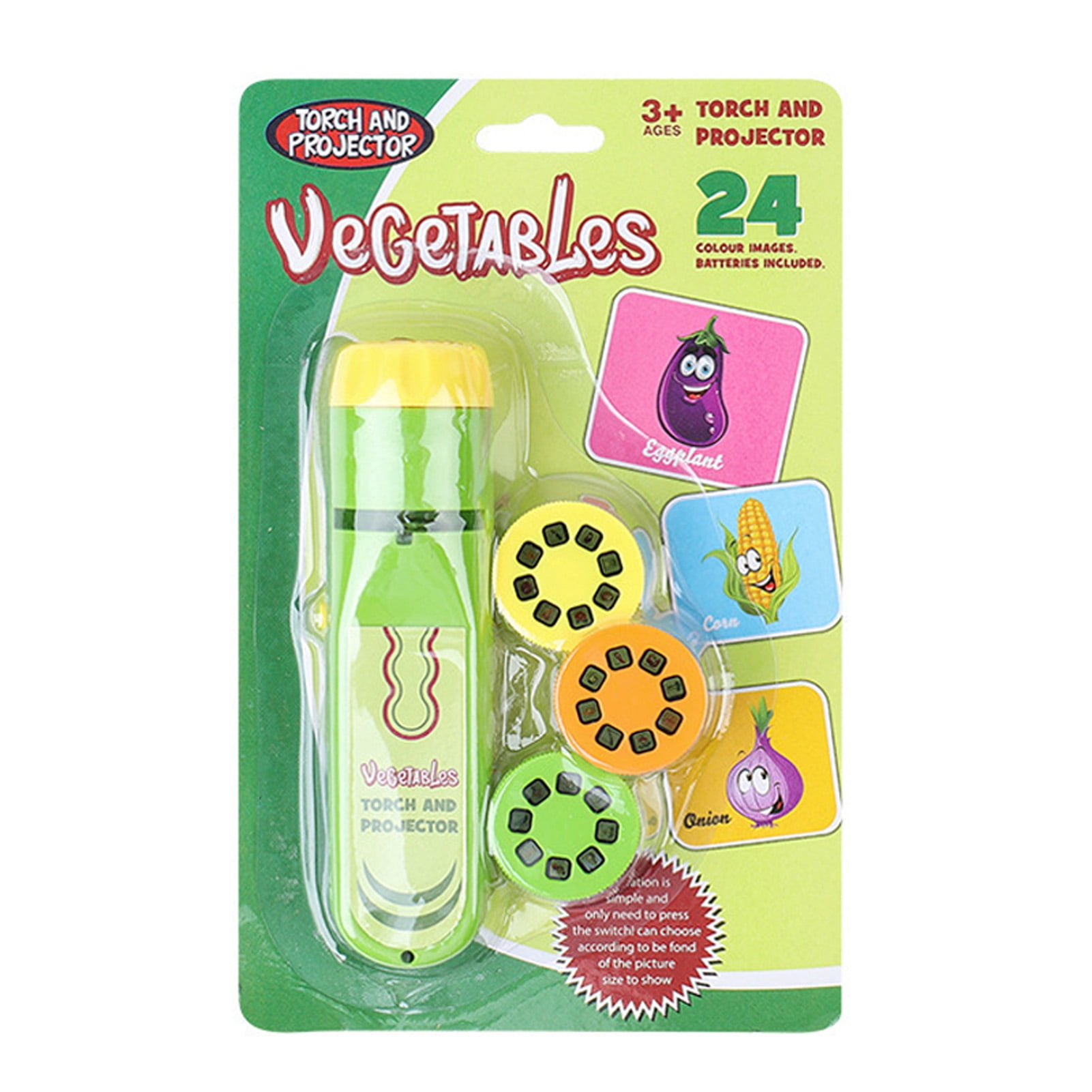 Torch Projector Projection Lighting Story Torches Light Toy Slide Lamp Educational Learning