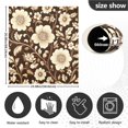 thumbnail image 5 of Yayeee Magnetic Dishwasher Cover for The Front Decoration Home Kitchen Machine Sticker Protector, Brown Floral, 5 of 6