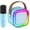 Pink, variant on Mini Karaoke Machine for Kids Adults,Portable Bluetooth Speaker with 2 Wireless Microphones, MP3 Music Player Gifts Toys for Girls 3-12 Year Old Birthday Family Home Party