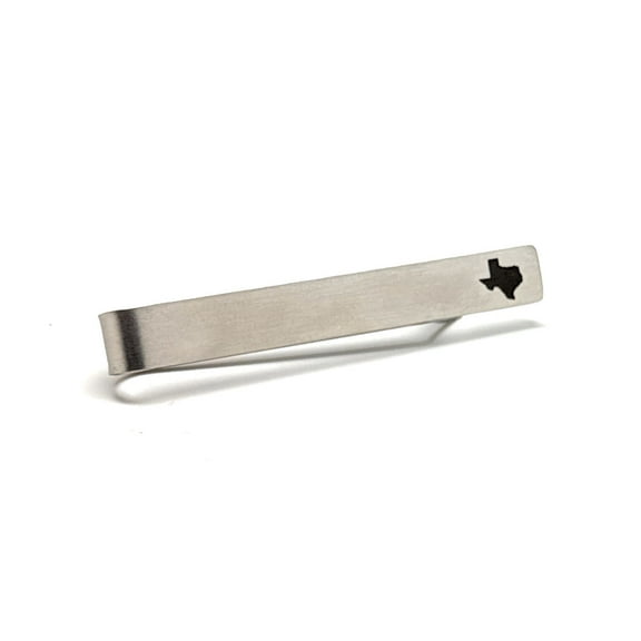 State of Texas Tie Bar Texan Tie Clip Texas Gift Cowboy Gift Lone Star State Tie Clip