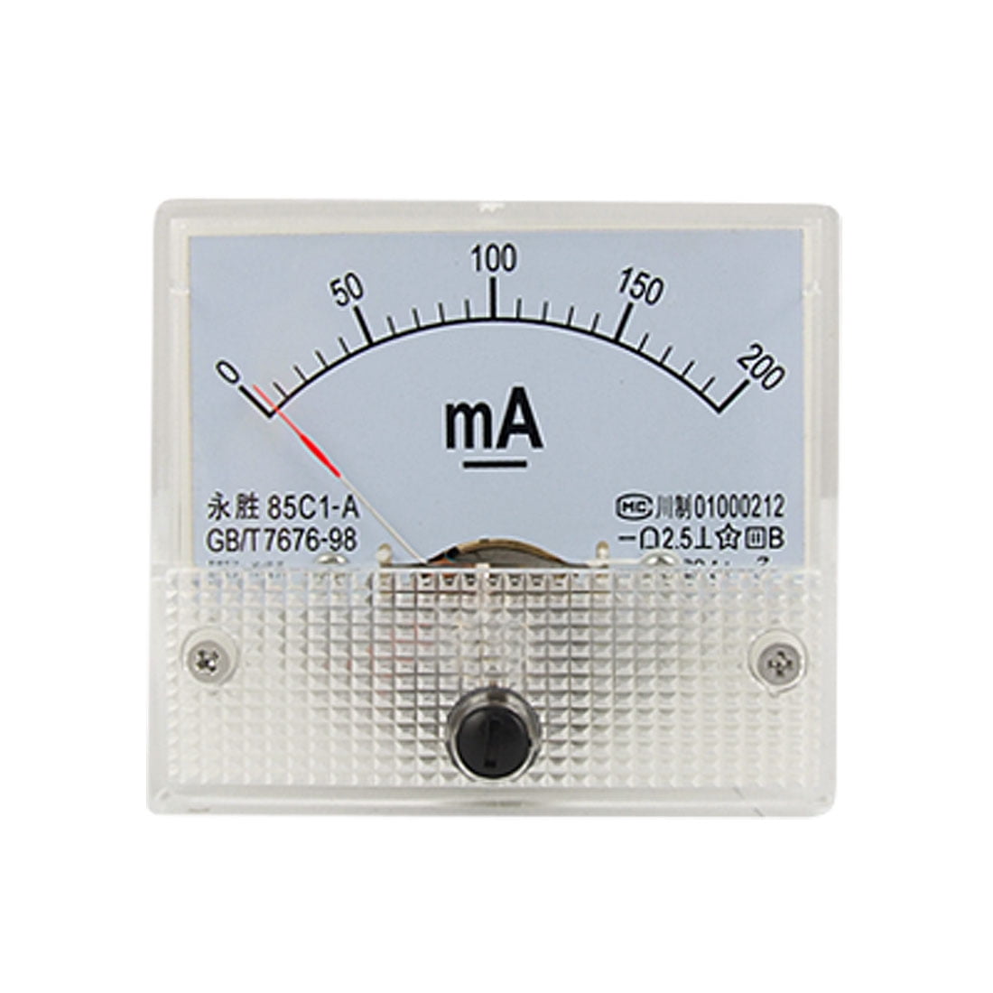 AC 500mA Analog Ammeter Panel AMP Current Meter 85L1 0-500mA  directly connected 