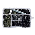 thumbnail image 1 of Tuercas Tornillos para Carrocería Aluminio 177 Uds. para Moto Cross (negro), 1 of 9
