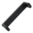 thumbnail image 3 of 3-3/4 in. Center Embossed Leather Strip Rectangle Cabinet Pulls, Matte Black, 3 of 6
