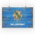 thumbnail image 2 of Rustic Oklahoma State Flag (12x18 Wall Art Poster, Room Decor), 2 of 3