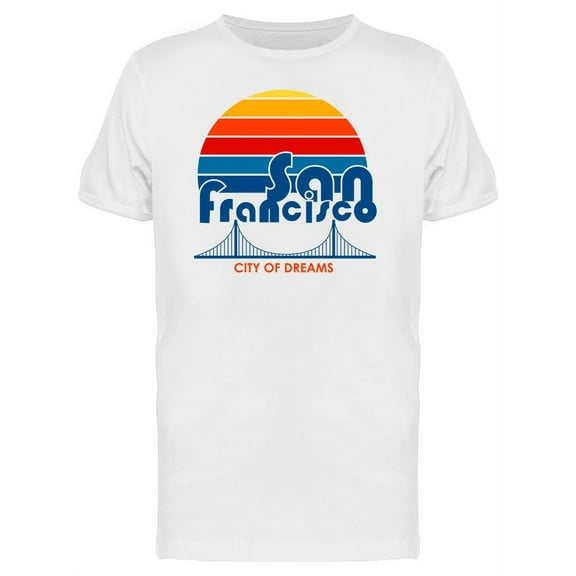San Francisco Vintage Typography T-Shirt Men -Image by Shutterstock, Male XX-Large