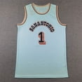 thumbnail image 1 of Spurs 1# City Edition - Light Blue Player Name Embroidery Collectible Jersey - M, 1 of 2