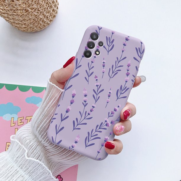 Para Samsung Galaxy A52 A52S A72 A32 funda de teléfono a prueba de golpes para Samsung A 72 32 52 fundas de silicona con flores bolsas de parachoques Tan Jianjun unisex