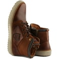 thumbnail image 4 of Pantofola D'Oro Benevento High Men's Leather Ankle Boot With Side Zip In Brown Size 10, 4 of 6