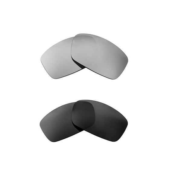 Walleva Polarized Titanium   Black Replacement Lenses For Spy Optic Colt Sunglasses