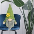 thumbnail image 2 of Handmade Scandinavian Gnome Plush Decorations with Flower Hats, Spring Home Decor, Cute Elf Figurines for Table, Shelf, Office, and Holiday Gifts, 2 of 3