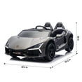 thumbnail image 3 of Oryxearth 24V 2 Seater Ride on Car Truck, 2WD 2 Speeds Electric Car, 2 Seater, Bluetooth, Remote Control,Gray, 3 of 9