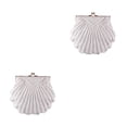 thumbnail image 4 of Qarigey Bolsos de mano clásicos y prácticos para mujer para todos los elementos esenciales Bolso de boda de noche blanco blanco 2Conjunto, 4 of 6