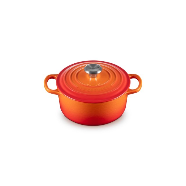 Horno holandés Le Creuset de hierro fundido esmaltado Signature Flame de 2 litros