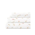 thumbnail image 1 of Juego de Sábanas Antiarrugas Ultrasuaves y Transpirables, Diseño Floral de Granja Pink para Ropa de Cama Tamaño Queen de Comfort Canopy, 1 of 10