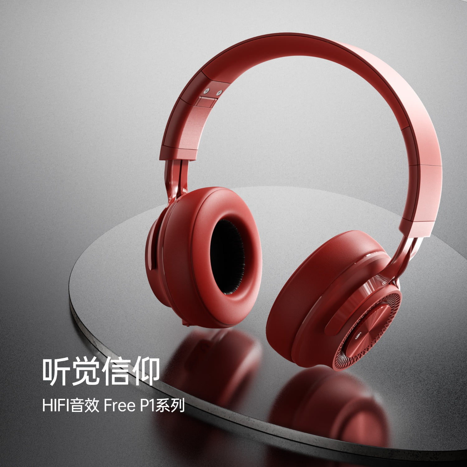 Fingertime Wireless Bluetooth Headphones for Sports & Gym, Over-Ear Headset with Microphone for Students, Fashion Noise Cancelling