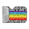 thumbnail image 2 of ZICANCN Car Sun Shades Front Windshield, Full Rainbow Heart Love Automotive Front Window Sun Shield Visor, Medium Size, 2 of 8