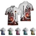 thumbnail image 2 of Personalized Bowling Jersey 3D, Bowling Shirts for Team, Bowling Shirt Unisex for Men Women, Bowling Shirts for Men (Purple, 5XL), 2 of 9