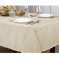 thumbnail image 1 of Monarch Collection Textured Jacquard Fabric Tablecloth, Edith [Beige/Ivory, 52X70], 1 of 2