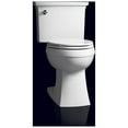 thumbnail image 3 of Kohler K-20110-96 Brevia Quiet-Close Elongated Toilet Seat - Biscuit, 3 of 5