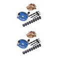 thumbnail image 1 of Eigraketly Wood Hole Dowel Set Guide Bit Anodized 3 Hole Drill Surface Azul 2piezas, 1 of 1