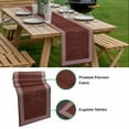 thumbnail image 5 of Coffee Brown Retro Greek Key Table Runner - 120 Inch Long, Kitchen Dining Table Runner Dresser Scarves, Geometric Greece Ancient Farmhouse Farmhouse Decor for Coffee Tables Wedding Party Banquet, 5 of 8