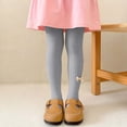 thumbnail image 6 of Ixbnca Girls Cable Knit Tights Stretchy Footed Leggings with Bows Cute Long Stockings Winter Warm Pantyhose, 6 of 7