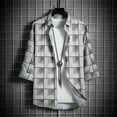 thumbnail image 2 of Chemises pour Hommes, Shorts pour Hommes, Chemise Formelle à Imprimé Coloré Col Rabattu Blouse Chemise Manches Courtes Col Rabattu Blouse Chemise, Shorts Courts pour Hommes, Chemise pour Hommes, 2 of 3